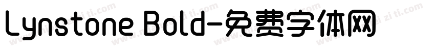 Lynstone Bold字体转换
